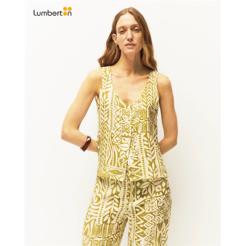 Top Geométrico VerdeTOP308...