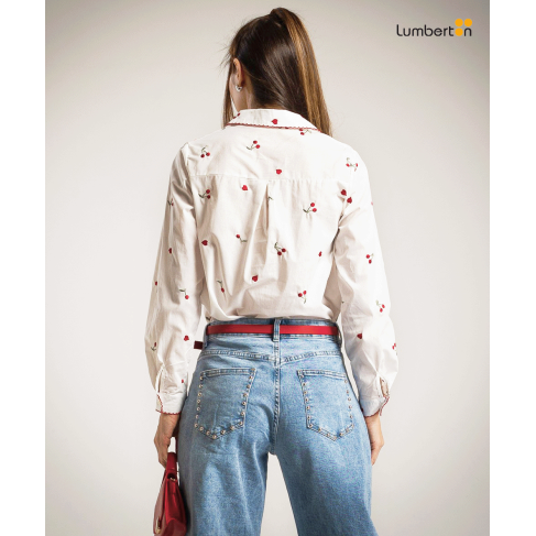 Camisa Blanca Bordada... 2