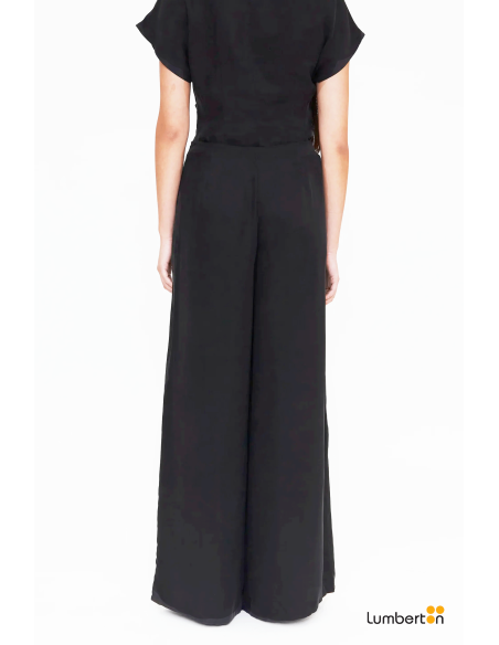 Pantalón Ancho Fluido Negro11290 Wild Ponny