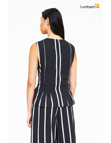 Chaleco con estampado Grimaud Black41211 Wild Ponny