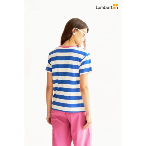 Camiseta Rayas Azul y... 2