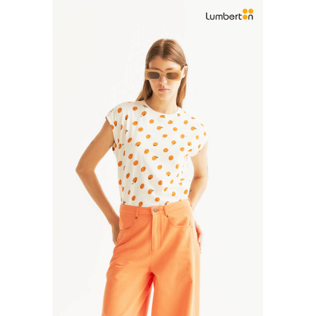 Camiseta Estampado Naranjas42006...