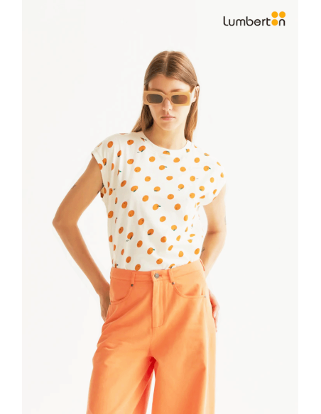 Camiseta Estampado Naranjas42006 Compañía Fantástica