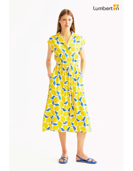 Vestido Midi Estampado Limoncello40000 Compañia Fantástica