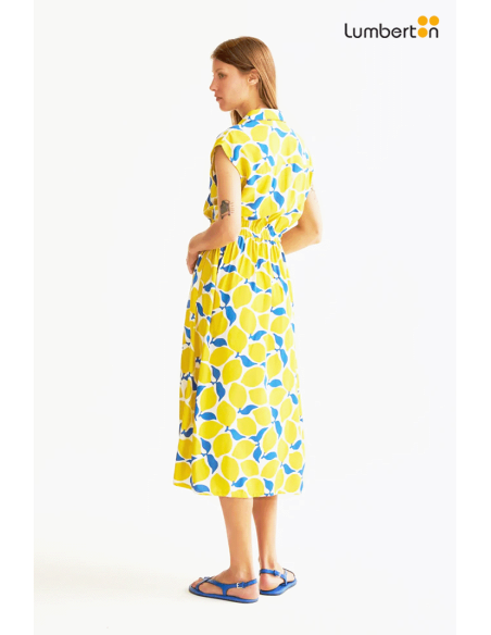 Vestido Midi Estampado Limoncello40000 Compañia Fantástica