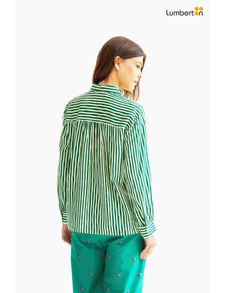 Camisa con estampado Lavagna Green40014 Compañía Fantástica