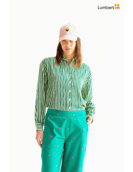 Camisa con estampado Lavagna Green40014 Compañía Fantástica