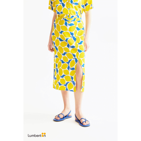 Falda Midi Estampado...