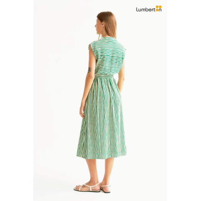 Vestido Midi Estampado Verde40004...
