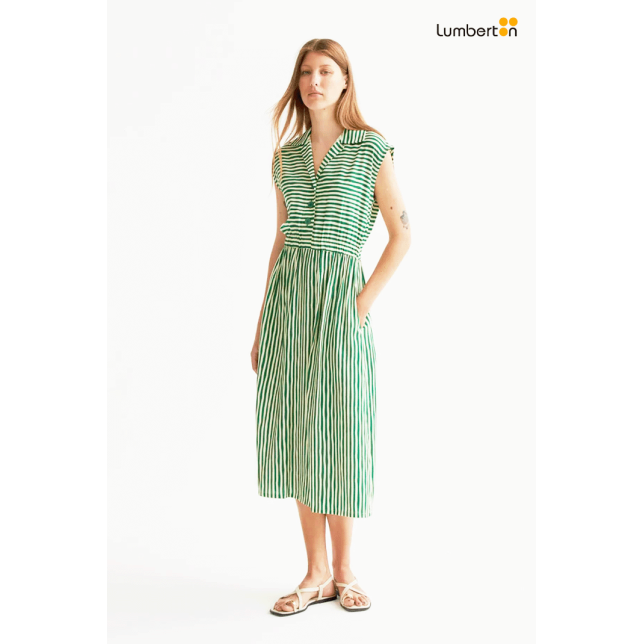 Vestido Midi Estampado Verde40004...