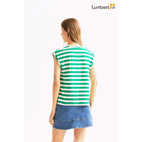 Camiseta Estampado Rayas... 2