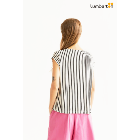 Camiseta Estampado Rayas... 2