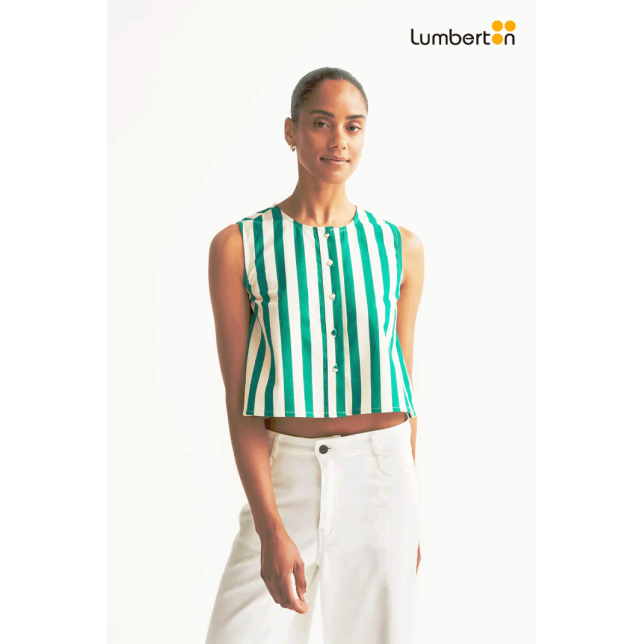 Top Estampado Bamboo Green41031...