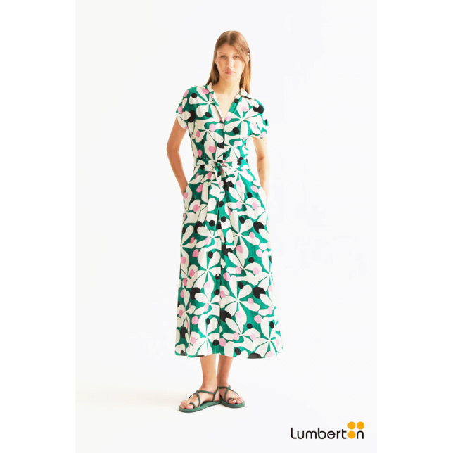 Vestido Largo Estampado Hosta11014...