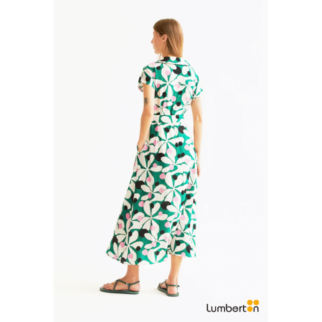 Vestido Largo Estampado Hosta11014...