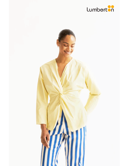 Top Drapeado Amarillo Claro11037 Compañía Fantástica