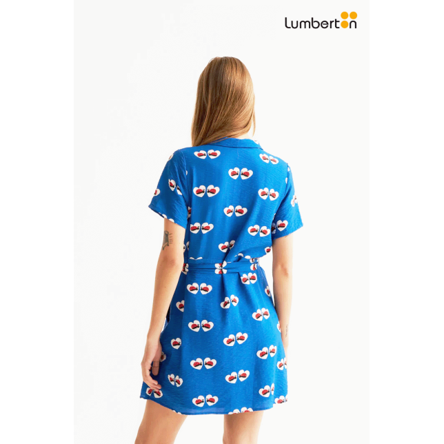 Vestido Corto Estampado...