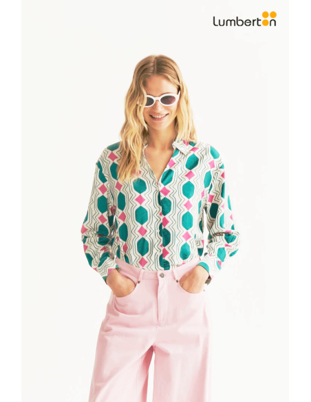 Camisa Estampado Geometric12006 Compañía Fantástica