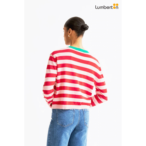 Cárdigan Estampado Rayas... 2