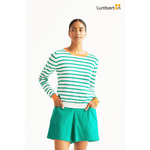 Jersey Punto Rayas Blanco Y...