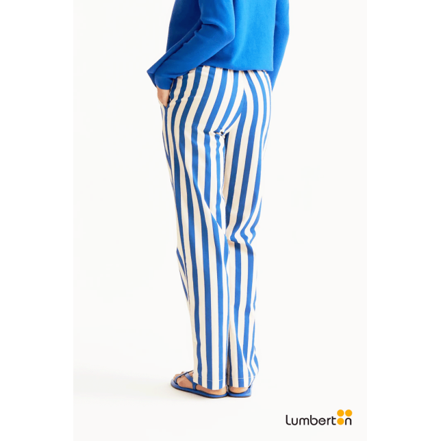 Pantalón Estampado Bamboo Blue41000...