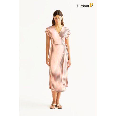 Vestido Midi Rayas...