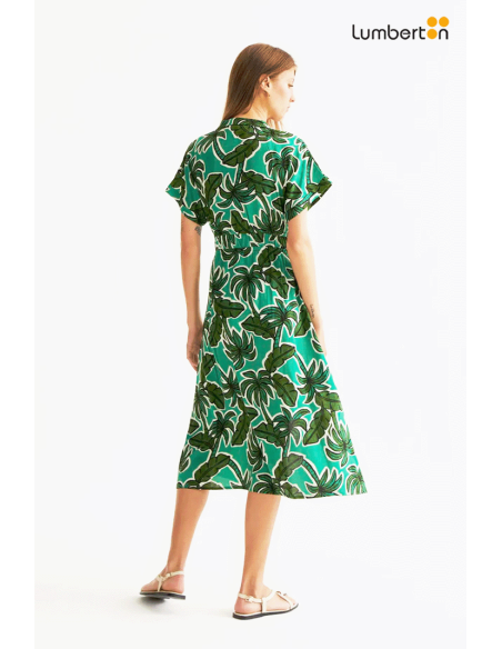Vestido midi estampado Palm Tree43000 Compañía Fantástica