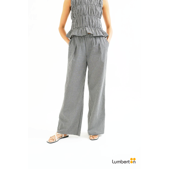 Pantalón Cuadros Vichy Negro11134...