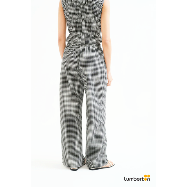 Pantalón Cuadros Vichy Negro11134...