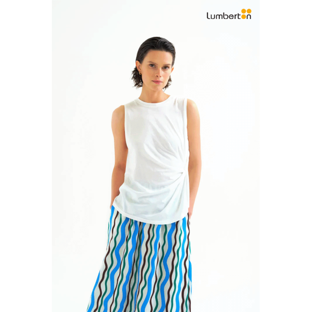 Camisa Blanca Detalle Drapeado11136...