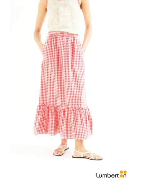 Falda Cuadros Vichy Rojo11148 Compañía Fantástica