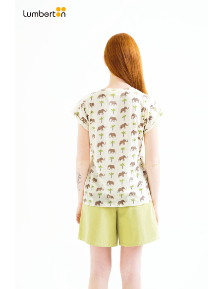 Camiseta Estampado Elefantes42115 Compañía Fantástica