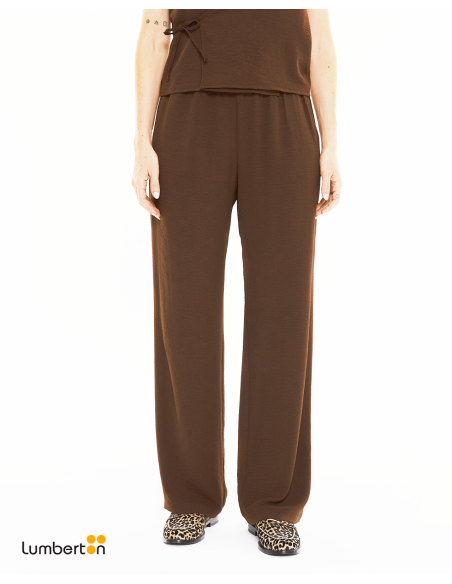 Pantalón Goma Fluido MarrónPA650R Systemaction