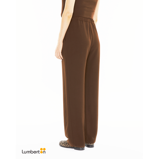 Pantalón Goma Fluido MarrónPA650R...
