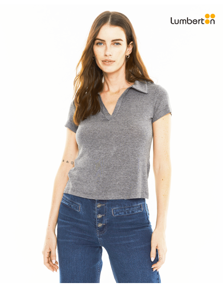 Camiseta Polo GrisCT656R Systemaction