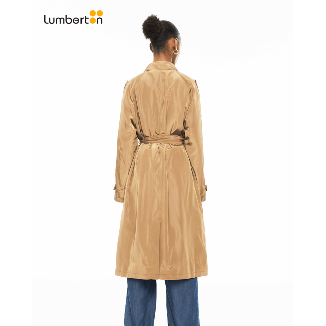 Parka Midi Recta Trench Larga...