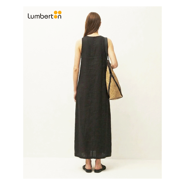 Vestido Largo Lino NegroVE420...