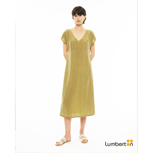Vestido Midi C/Pico KakiVE309...