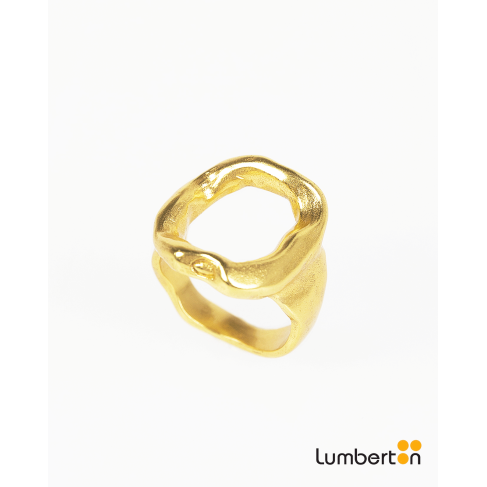 Anillo Dorado Abierto Con... 2
