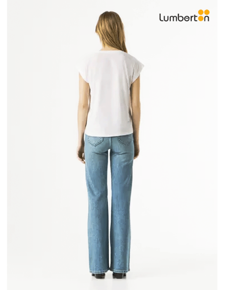 Camiseta Blanca M/CBLOOMZ Pepe Jeans