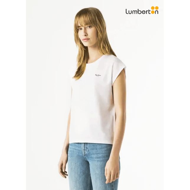 Camiseta Blanca M/CBLOOMZ Pepe Jeans