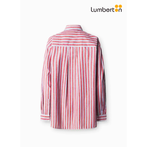 Camisa M/L Rayas Rojas Y... 2