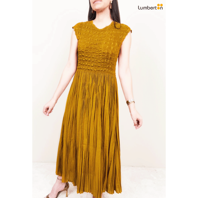 Vestido Engomado MarrónDI26PA85 Dixie