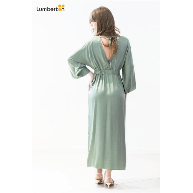 Vestido Pico Delante Y EspaldaA78 Dixie