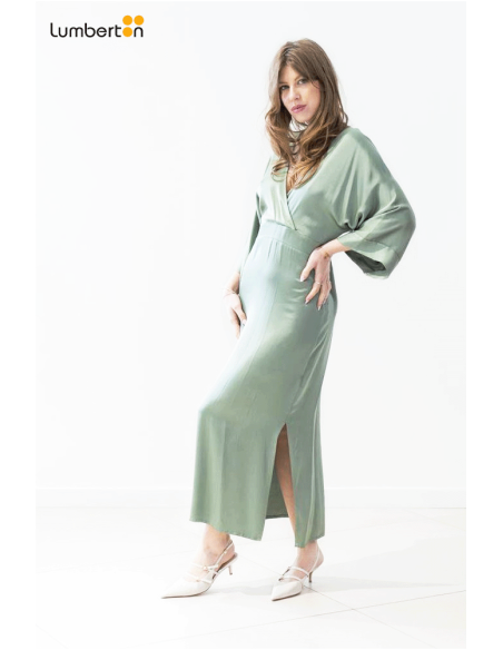 Vestido Pico Delante Y EspaldaA78 Dixie