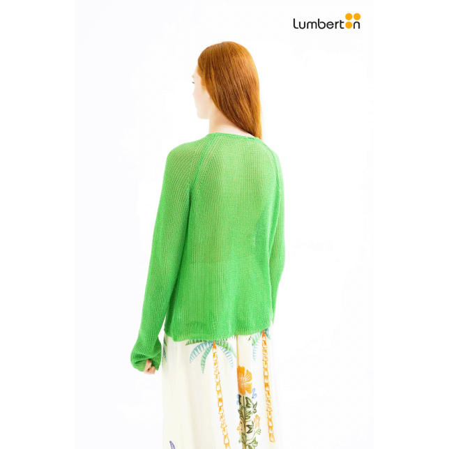 Jersey Punto Calado Verde10463...