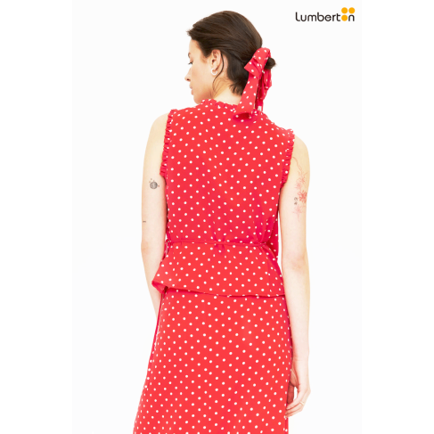 Top Rojo Con Estampado... 2