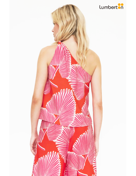 Top Estampado Rojo Y Rosa12300 Compañía Fantástica