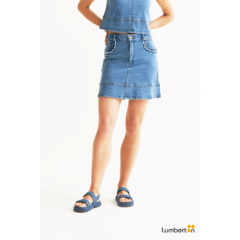 Falda Pantalón Azul47001...