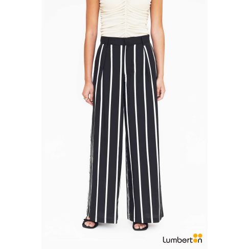 Pantalones Negros Rayas...